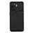 Funda Lujo Cuero Carcasa Y01B para Oppo Reno5 Lite Negro