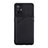 Funda Lujo Cuero Carcasa Y01B para Oppo Reno5 Z 5G Negro