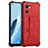 Funda Lujo Cuero Carcasa Y01B para Oppo Reno7 5G Rojo