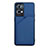 Funda Lujo Cuero Carcasa Y01B para Oppo Reno7 Pro 5G Azul