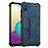 Funda Lujo Cuero Carcasa Y01B para Samsung Galaxy A02 Azul