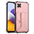 Funda Lujo Cuero Carcasa Y01B para Samsung Galaxy A22s 5G Oro Rosa