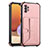 Funda Lujo Cuero Carcasa Y01B para Samsung Galaxy M32 5G Oro Rosa