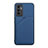 Funda Lujo Cuero Carcasa Y01B para Vivo V23e 5G Azul