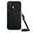 Funda Lujo Cuero Carcasa Y01B para Vivo X70 Pro 5G Negro