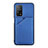 Funda Lujo Cuero Carcasa Y01B para Xiaomi Mi 10T Pro 5G Azul