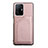 Funda Lujo Cuero Carcasa Y01B para Xiaomi Mi 11T Pro 5G Oro Rosa