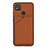 Funda Lujo Cuero Carcasa Y01B para Xiaomi POCO C3 Marron