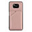 Funda Lujo Cuero Carcasa Y01B para Xiaomi Poco X3 Pro Oro Rosa