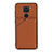 Funda Lujo Cuero Carcasa Y01B para Xiaomi Redmi 10X 4G Marron