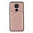 Funda Lujo Cuero Carcasa Y01B para Xiaomi Redmi 10X 4G Oro Rosa