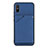 Funda Lujo Cuero Carcasa Y01B para Xiaomi Redmi 9i Azul