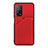 Funda Lujo Cuero Carcasa Y01B para Xiaomi Redmi K30S 5G Rojo