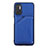 Funda Lujo Cuero Carcasa Y01B para Xiaomi Redmi Note 10 5G Azul