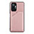 Funda Lujo Cuero Carcasa Y01B para Xiaomi Redmi Note 10 Pro 4G Oro Rosa