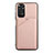 Funda Lujo Cuero Carcasa Y01B para Xiaomi Redmi Note 11 4G (2022) Oro Rosa