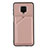 Funda Lujo Cuero Carcasa Y01B para Xiaomi Redmi Note 9 Pro Max Oro Rosa