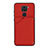 Funda Lujo Cuero Carcasa Y01B para Xiaomi Redmi Note 9 Rojo