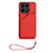 Funda Lujo Cuero Carcasa Y02B para Huawei Honor X8a 4G Rojo