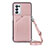 Funda Lujo Cuero Carcasa Y02B para OnePlus Nord N200 5G Oro Rosa