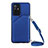 Funda Lujo Cuero Carcasa Y02B para Oppo A94 5G Azul