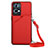 Funda Lujo Cuero Carcasa Y02B para Oppo Reno7 Pro 5G Rojo