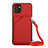 Funda Lujo Cuero Carcasa Y02B para Samsung Galaxy A03 Rojo