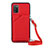 Funda Lujo Cuero Carcasa Y02B para Samsung Galaxy A03s Rojo