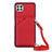 Funda Lujo Cuero Carcasa Y02B para Samsung Galaxy A22s 5G Rojo