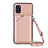 Funda Lujo Cuero Carcasa Y02B para Samsung Galaxy A31 Oro Rosa