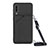 Funda Lujo Cuero Carcasa Y02B para Samsung Galaxy A50 Negro