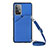 Funda Lujo Cuero Carcasa Y02B para Samsung Galaxy A52 4G Azul