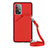 Funda Lujo Cuero Carcasa Y02B para Samsung Galaxy A52 4G Rojo
