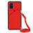 Funda Lujo Cuero Carcasa Y02B para Samsung Galaxy A71 4G A715 Rojo