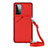 Funda Lujo Cuero Carcasa Y02B para Samsung Galaxy A72 4G Rojo