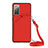 Funda Lujo Cuero Carcasa Y02B para Samsung Galaxy S20 FE (2022) 5G Rojo