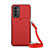 Funda Lujo Cuero Carcasa Y02B para Vivo V23e Rojo