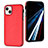 Funda Lujo Cuero Carcasa Y03B para Apple iPhone 14 Rojo