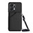 Funda Lujo Cuero Carcasa Y03B para Huawei Honor X7a Negro