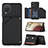 Funda Lujo Cuero Carcasa Y03B para Samsung Galaxy A12 5G Negro