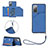 Funda Lujo Cuero Carcasa Y03B para Samsung Galaxy S20 FE 5G Azul