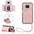 Funda Lujo Cuero Carcasa Y03B para Xiaomi Mi 10i 5G Oro Rosa