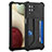 Funda Lujo Cuero Carcasa Y04B para Samsung Galaxy A12 5G Negro