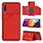 Funda Lujo Cuero Carcasa Y04B para Samsung Galaxy A30S Rojo