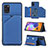 Funda Lujo Cuero Carcasa Y04B para Samsung Galaxy A31 Azul