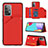 Funda Lujo Cuero Carcasa Y04B para Samsung Galaxy A52 4G Rojo