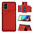 Funda Lujo Cuero Carcasa Y04B para Samsung Galaxy A71 4G A715 Rojo