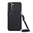 Funda Lujo Cuero Carcasa Y04B para Samsung Galaxy S21 Plus 5G Negro