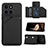 Funda Lujo Cuero Carcasa YB1 para Huawei Honor X8b Negro