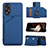 Funda Lujo Cuero Carcasa YB1 para Oppo A58 4G Azul